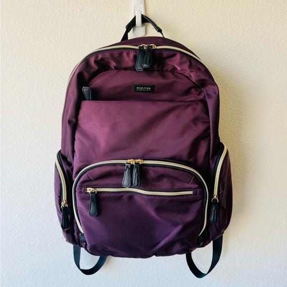 Kenneth Cole “Sophie” RFID blocking backpack-wine color; EUC - Picture 6 of 12